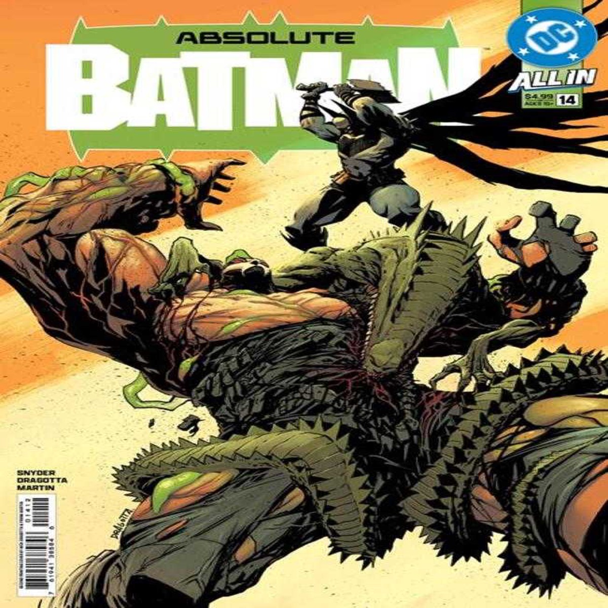 Absolute Batman 14 2nd Print Cover A Nick Dragotta