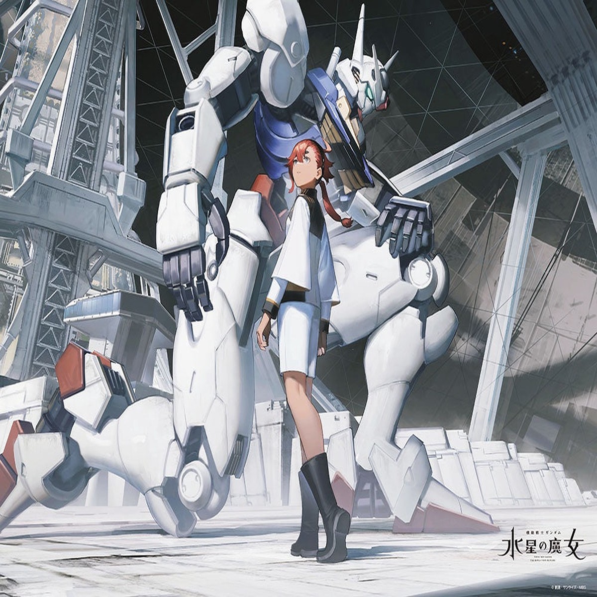 Beverly Jigsaw Puzzle 600 Pieces - Gundam Witch from the Mercury (53 x 38cm) (No600-001)