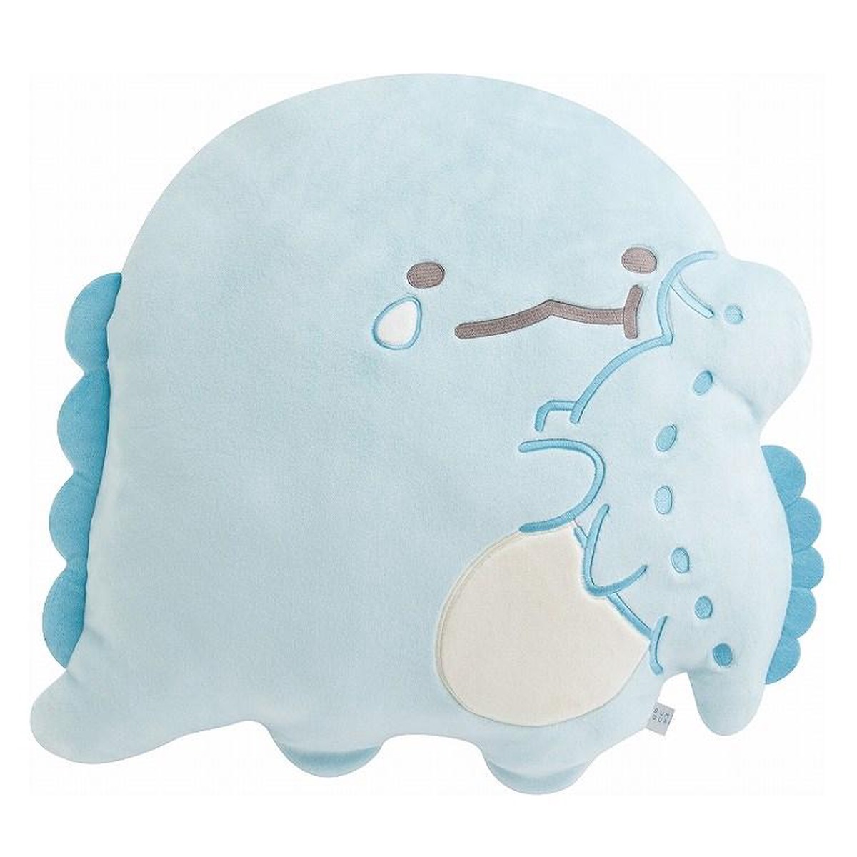 Sumikko Gurashi Tokage Lizard Mother Cushion Blue Okiniiri San-X Japan