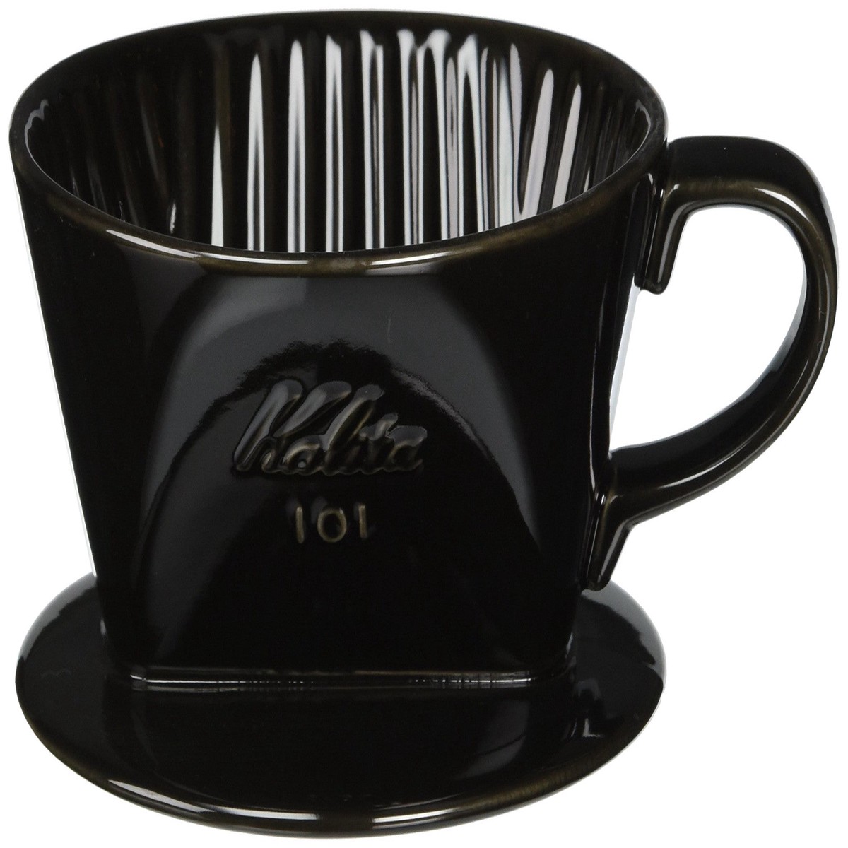 Ceramic Coffee Dripper 101-Lotto 01005 Black Kalita Japan