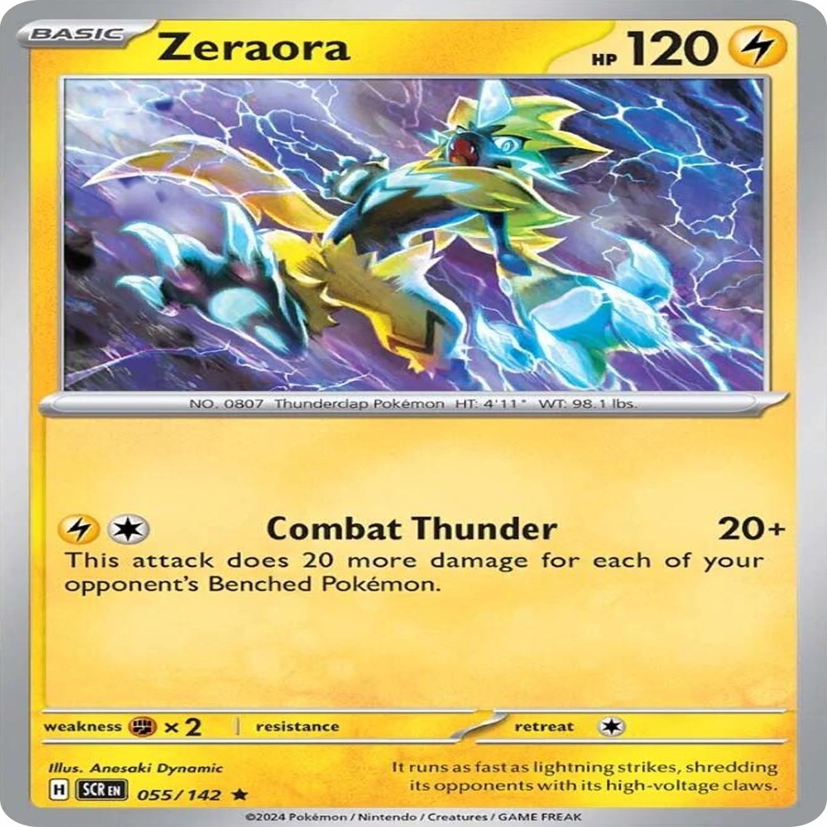 Zeraora - 055142 - Reverse Holofoil