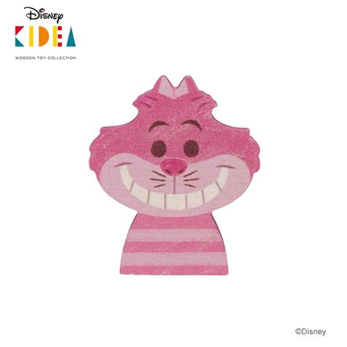 Alice in Wonderland Cheshire Cat KIDEA Toy Wooden Blocks Disney Store Japan