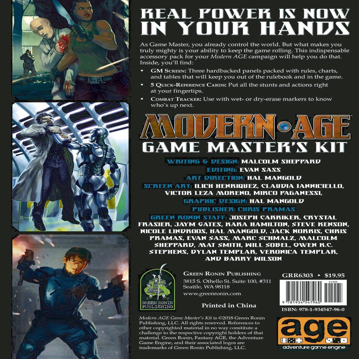 Modern AGE Game Masters Kit