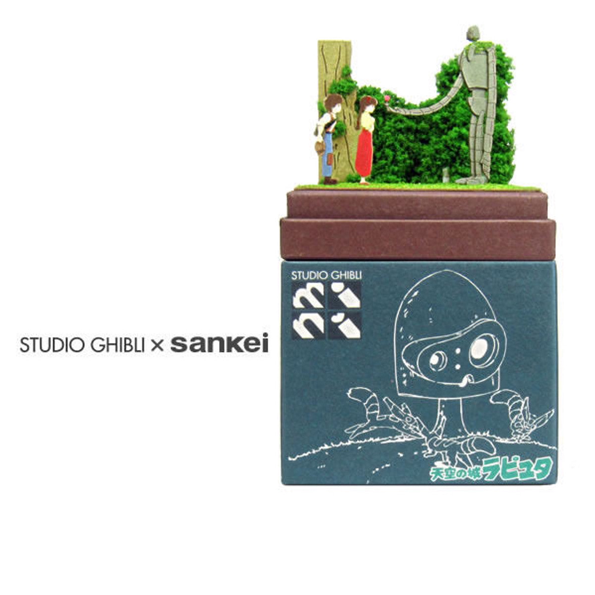 Sankei Miniature Art Kit - Studio Ghibli - Robot Soldiers Sheeta Pazu (Laputa Castle in the Sky)