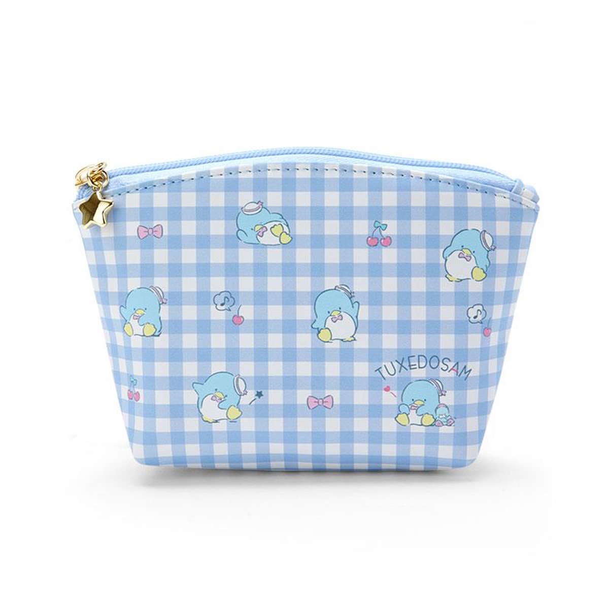 Tuxedosam Pouch Plaid Sanrio Japan