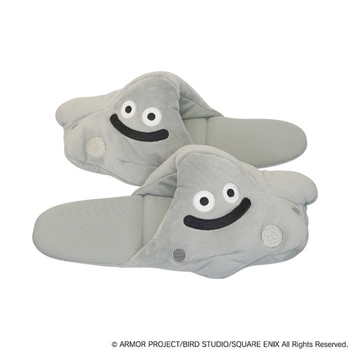 Dragon Quest - Travel Folding Slippers - Liquid Metal Slime
