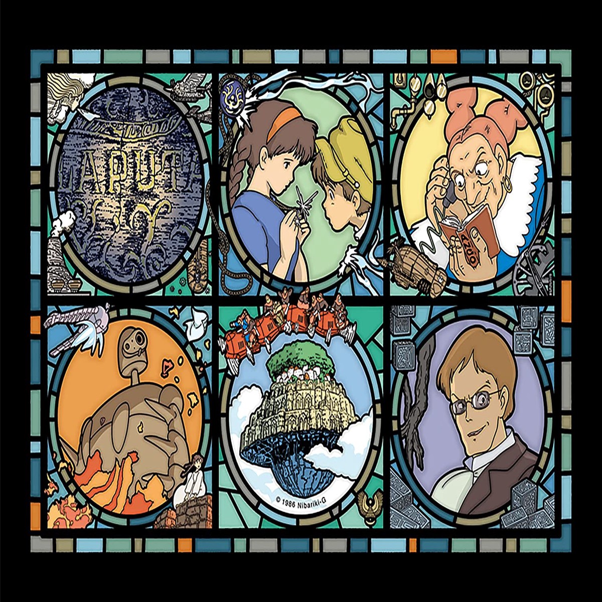Ensky Art Crystal Jigsaw Puzzle 208 Pieces - Castle in the Sky (No208-AC14)