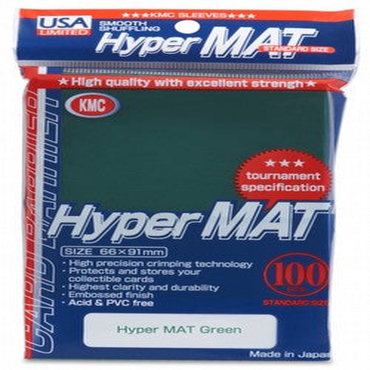 Deck Pro KMC HM USA Green 100 ct