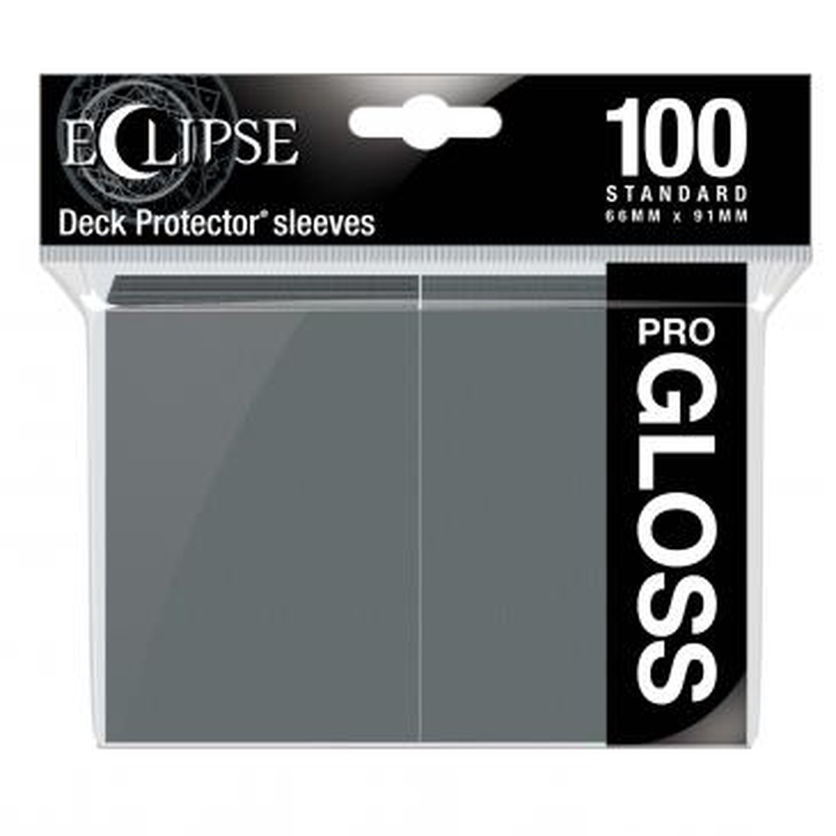 Deck Pro Eclipse Gloss Sleeves Smoke Grey - 100 ct
