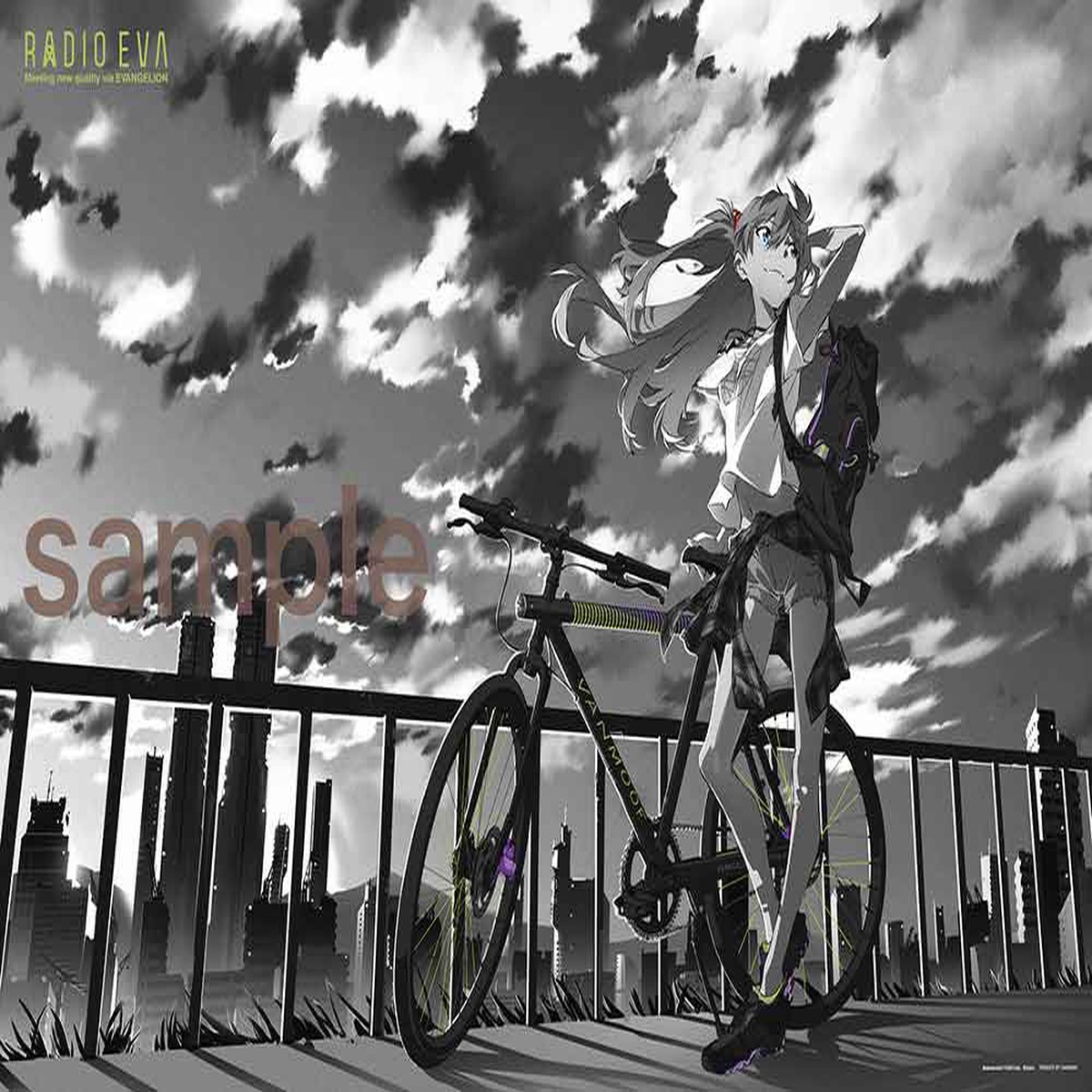 Yanoman Jigsaw Puzzle 1000 Pieces - RADIO EVA Illustration 01 Asuka on the Hill (50 x 75cm)