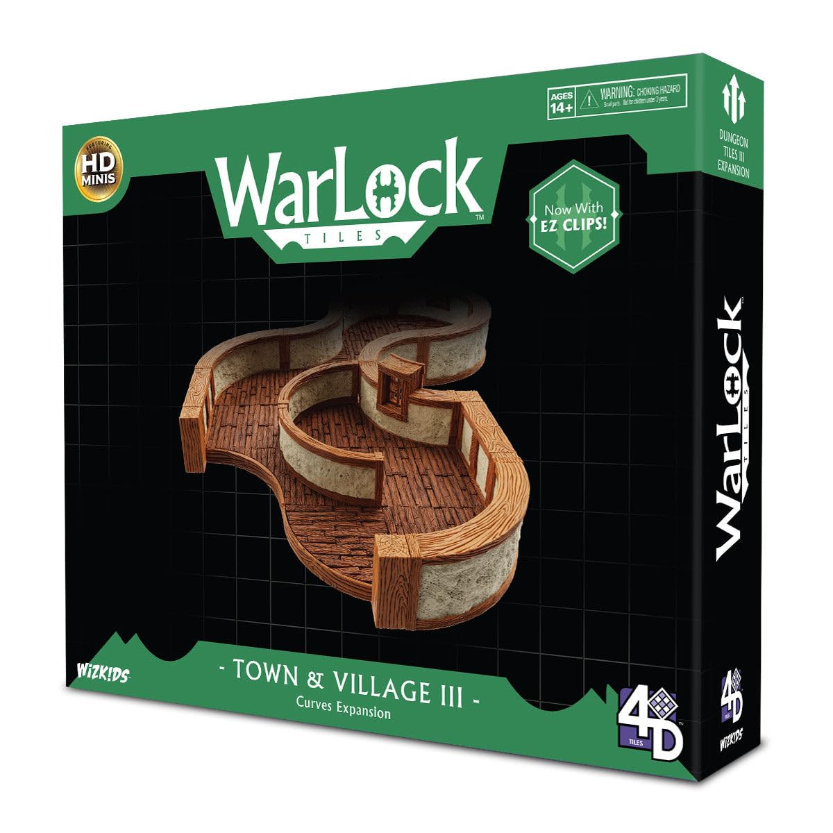 Warlock Tiles - Town Village III (Curves Expansion)
