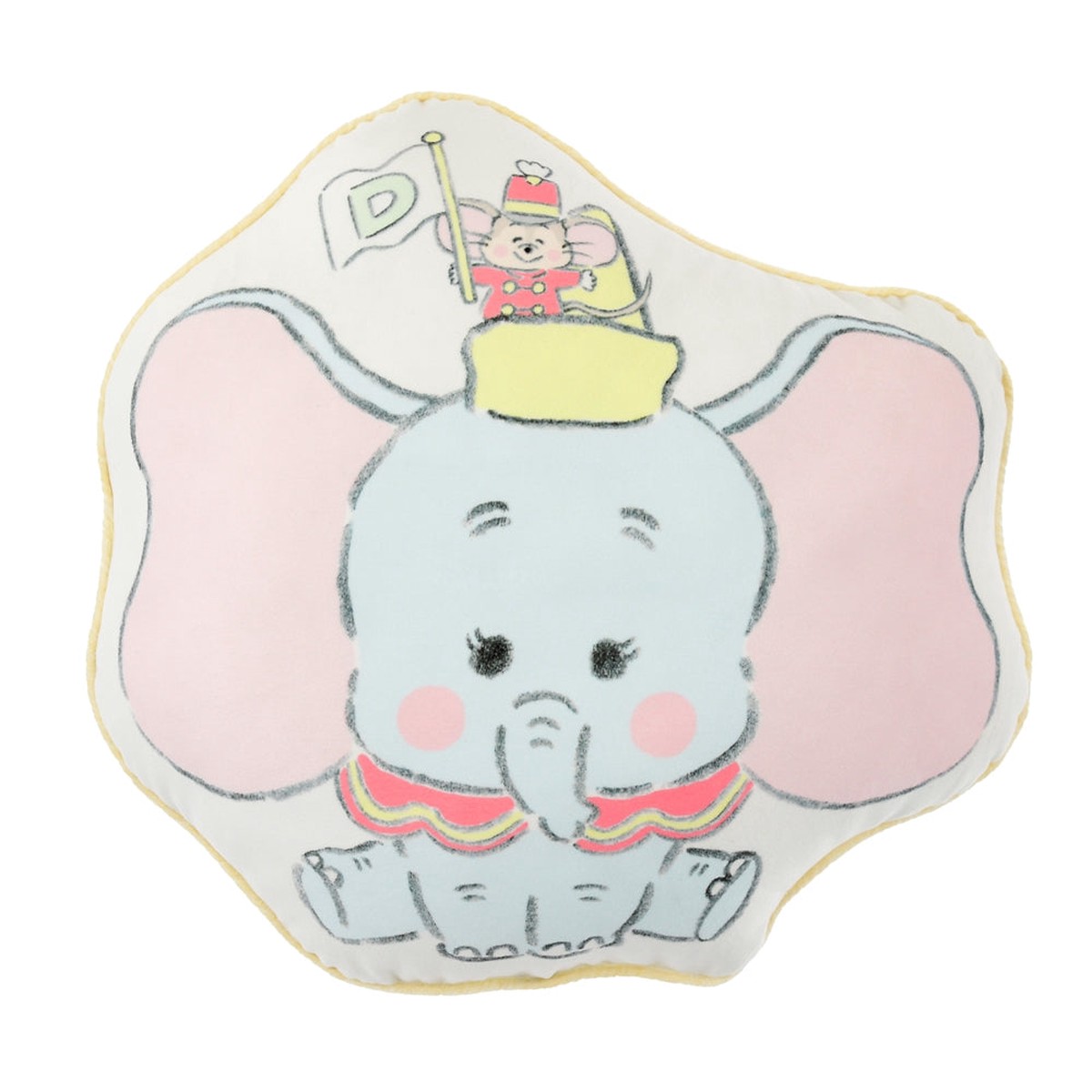 Dumbo Timothy Q Mouse Cushion Illustrated Noriyuki Echigawa Disney Store Japan