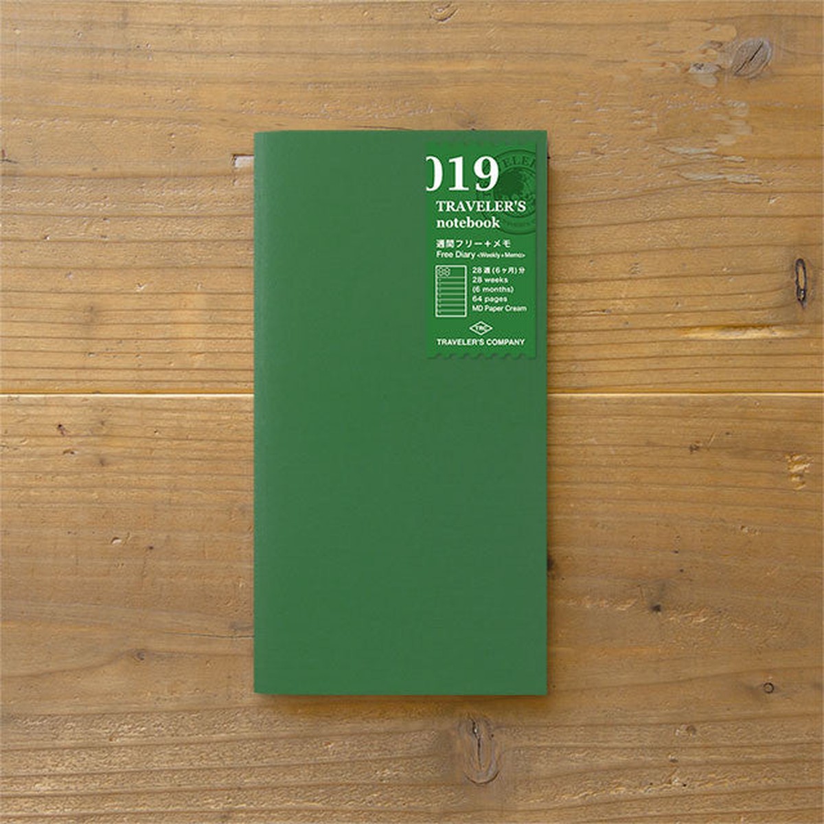 Travelers Notebook Japan Regular Size Refill 019 Free Diary Weekly Memo