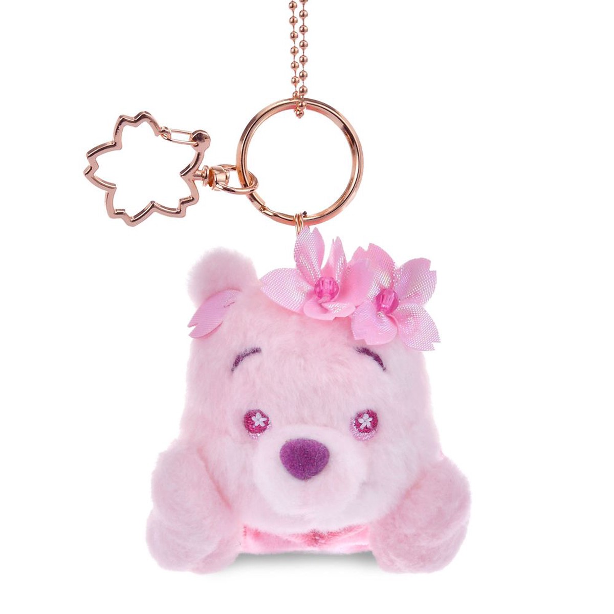 Winnie the Pooh Plush Keychain Highlight SAKURA 2026 Disney Store Japan
