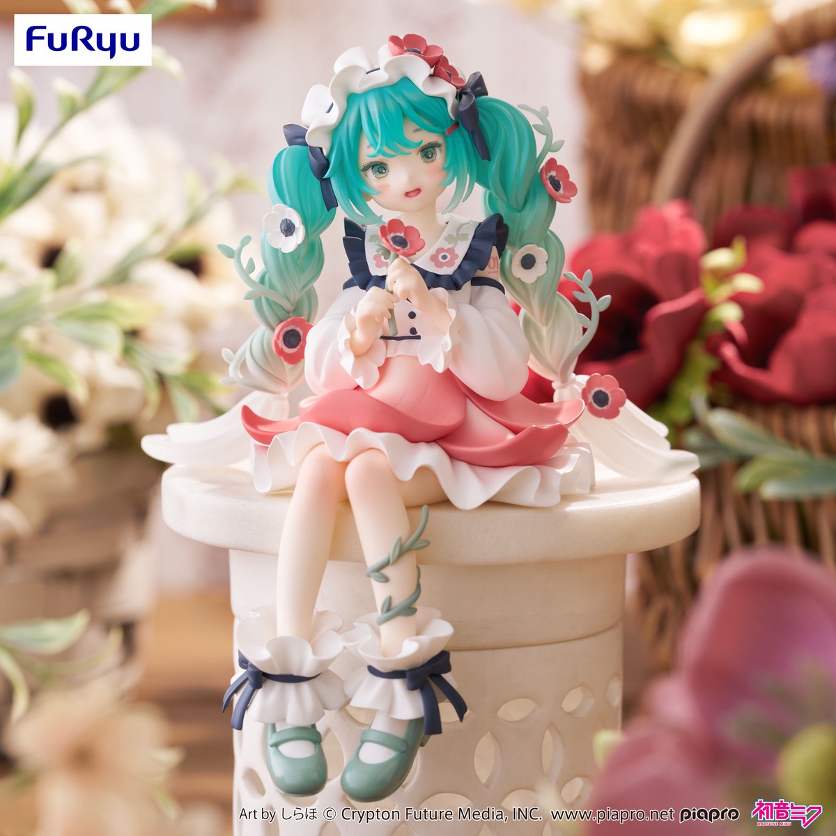 FuRyu Noodle Stopper Figure - Hatsune Miku - Flower Fairy Anemone Ver