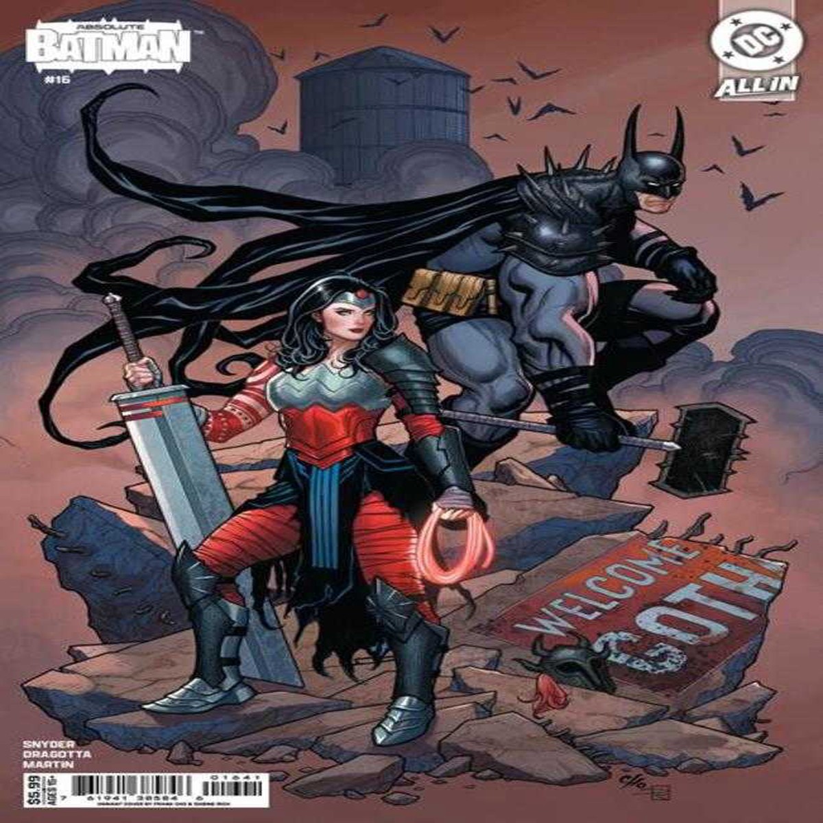 Absolute Batman 16 Cover D Frank Cho Card Stock Variant