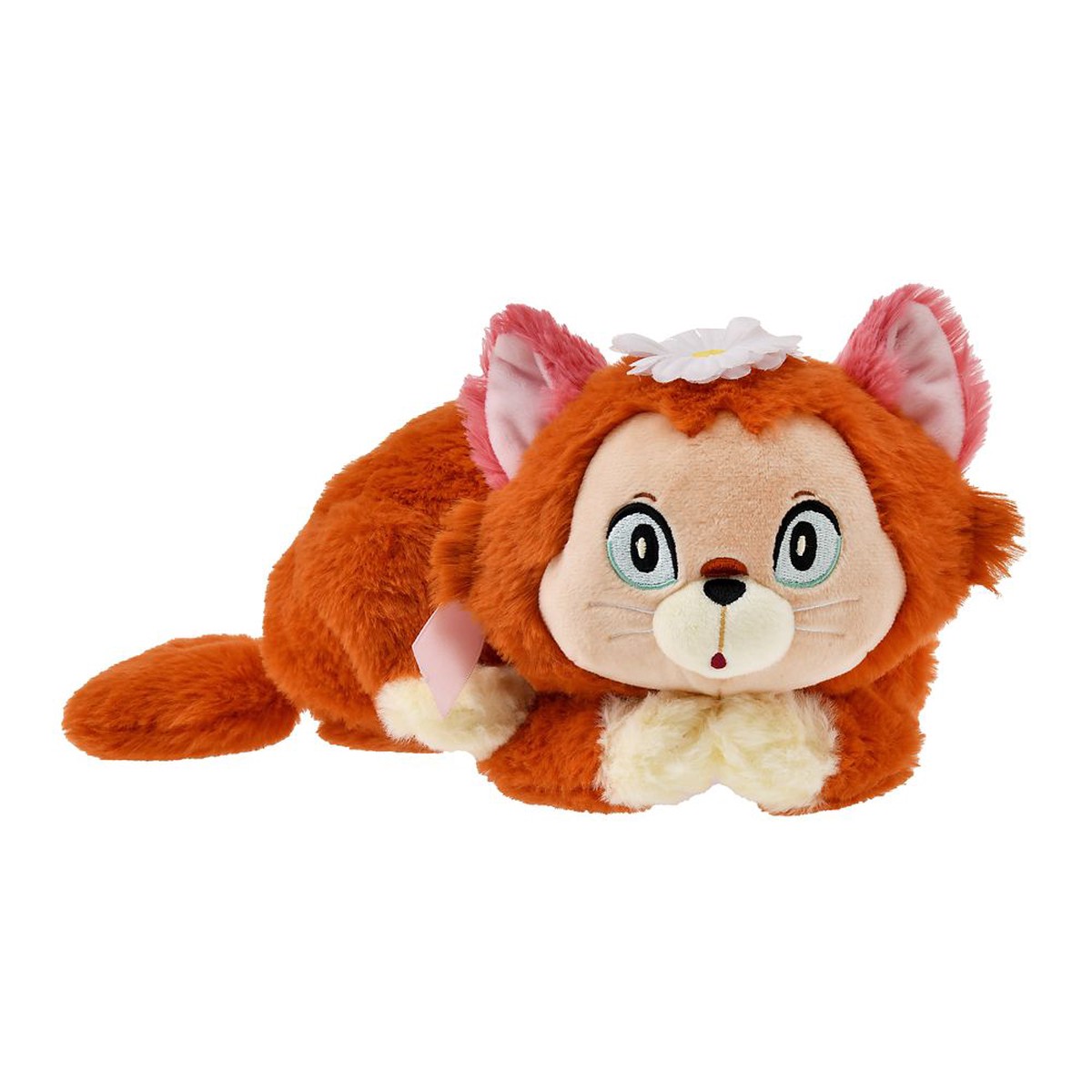 Dinah Plush Pen Case Pencil Pouch with Charm Disney Store Japan Alice Wonderland