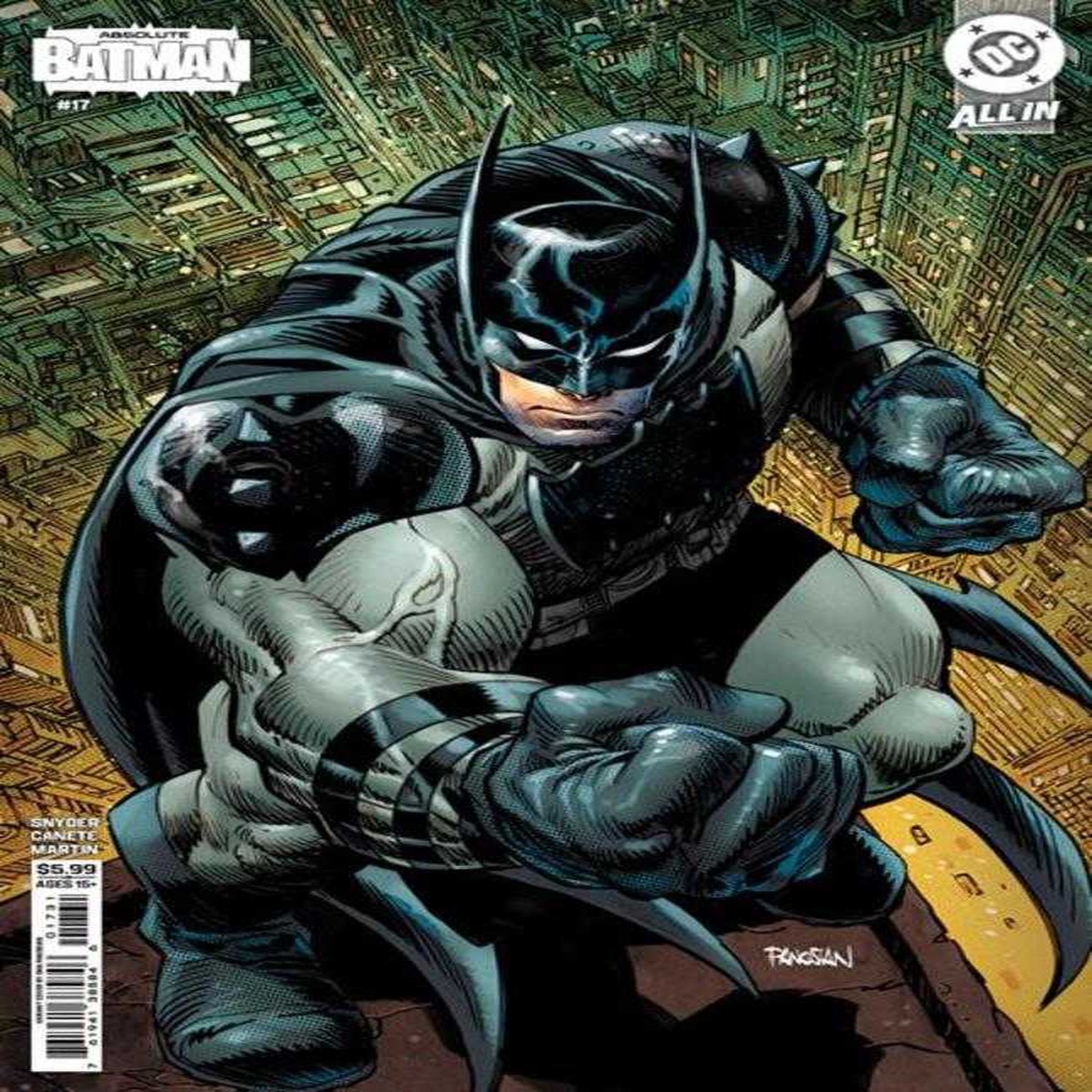 Absolute Batman 17 Cover C Dan Panosian Card Stock Variant