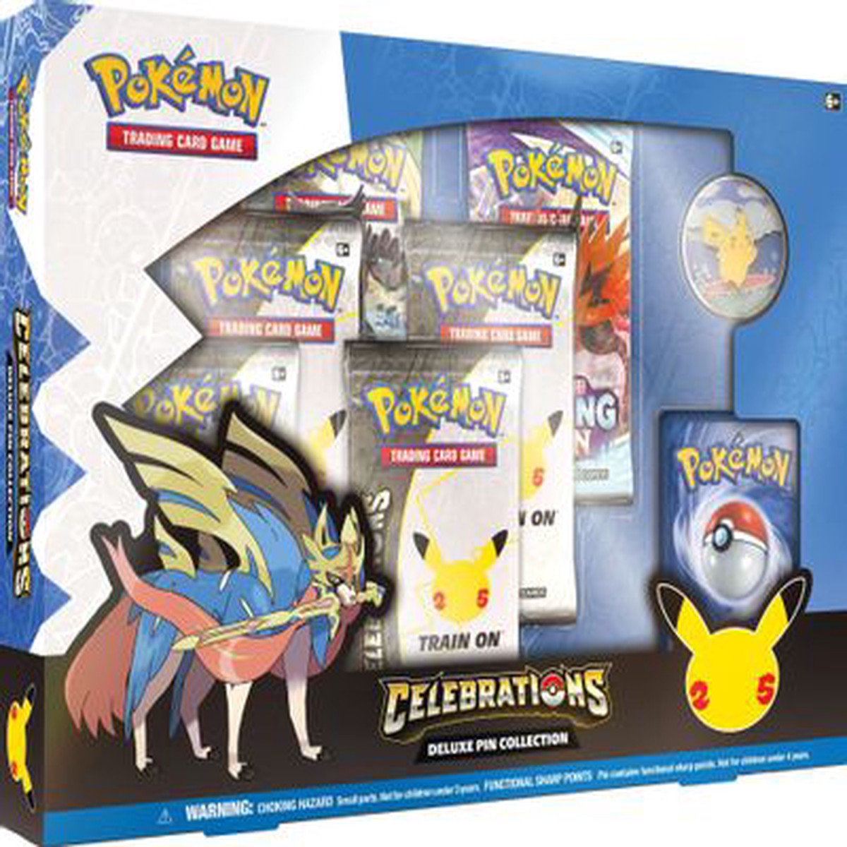 Celebrations Deluxe Pin Collection Zacian LV X
