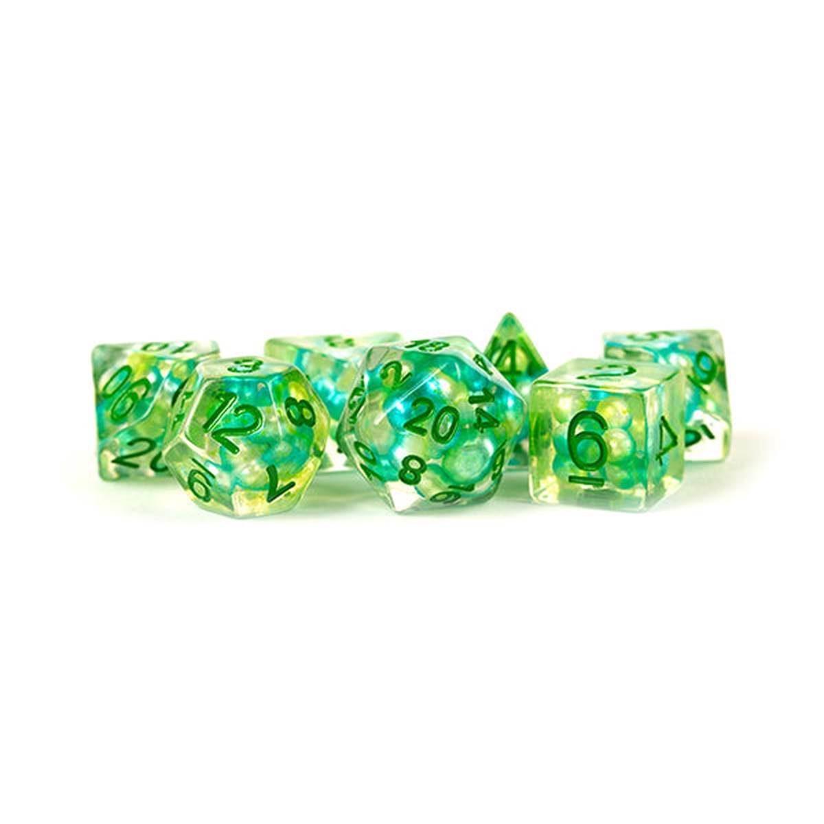 7-Die Set 16mm Resin Pearl Sea Foam