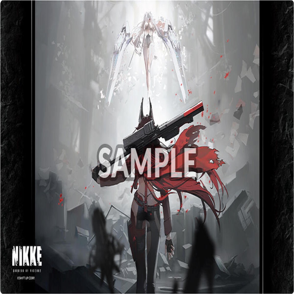 Bushiroad Supplies Rubber Playmat Vol 9 GODDESS OF VICTORY NIKKE Design A RED ASH - Red Hood vs Cinderella