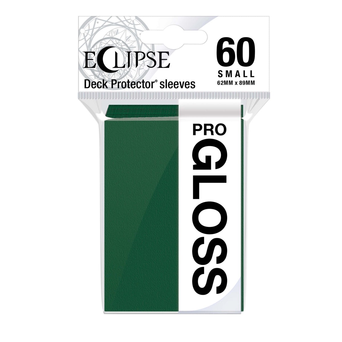 Deck Pro Eclipse Small Gloss Sleeves Forest Green - 60 ct