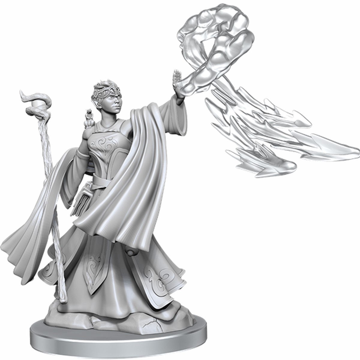 DD Minis Frame Elf Wizard Female