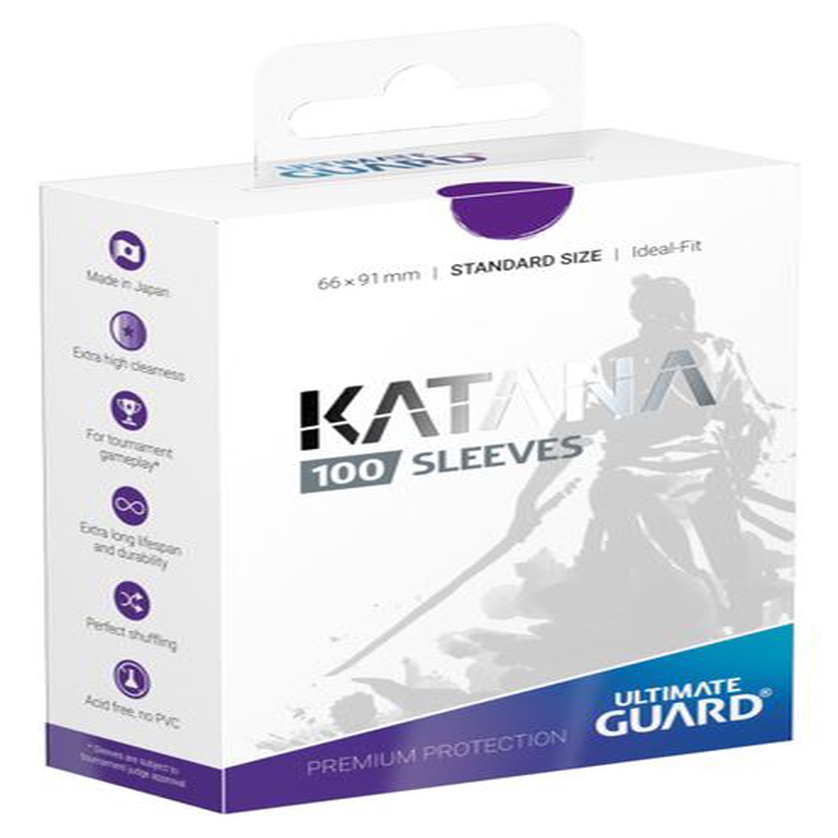 Ultimate Guard - Katana Sleeves - Standard Size - Purple