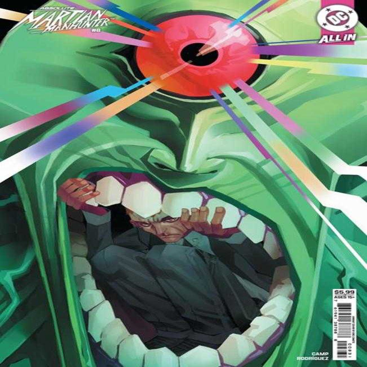 Absolute Martian Manhunter 8 Cover C Eric Canete Card Stock Variant