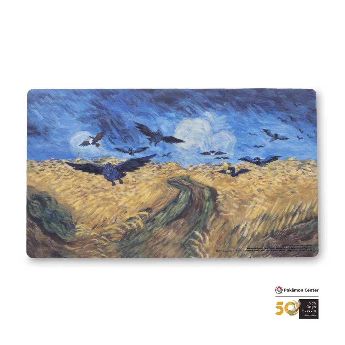 Corviknight Inspired by Wheatfield with Crows - Playmat