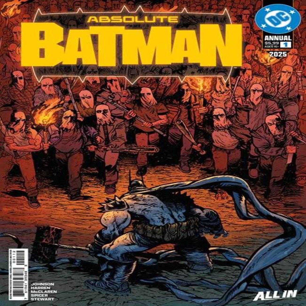 Absolute Batman 2025 Annual 1 (One Shot) 2nd Print Cover A Daniel Warren Johnson