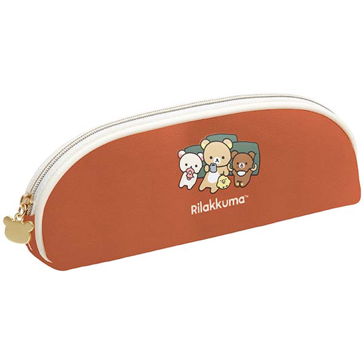 BASIC RILAKKUMA HOME CAFE Pen Case Pencil Pouch San-X Japan 2023