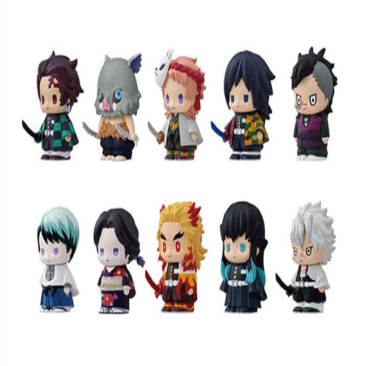 Demon Slayer - Papemasu Puppet Mascot Blindbox (10 designs)