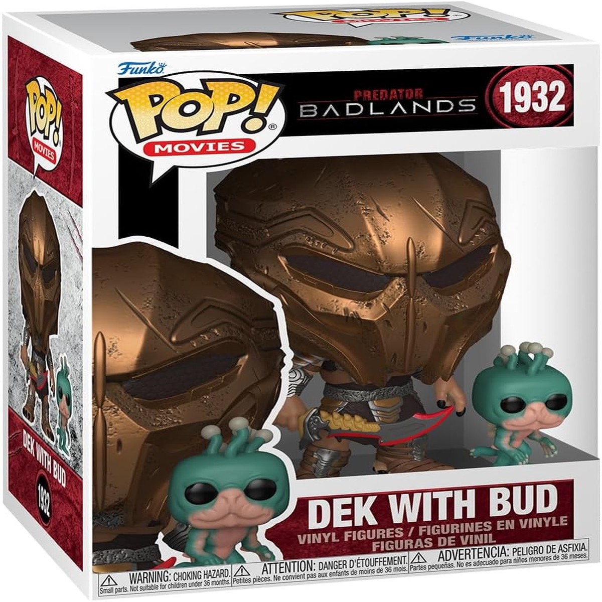 Predator Badlands Dek with Bud Funko Pop Vinyl Figure and Buddy 1932