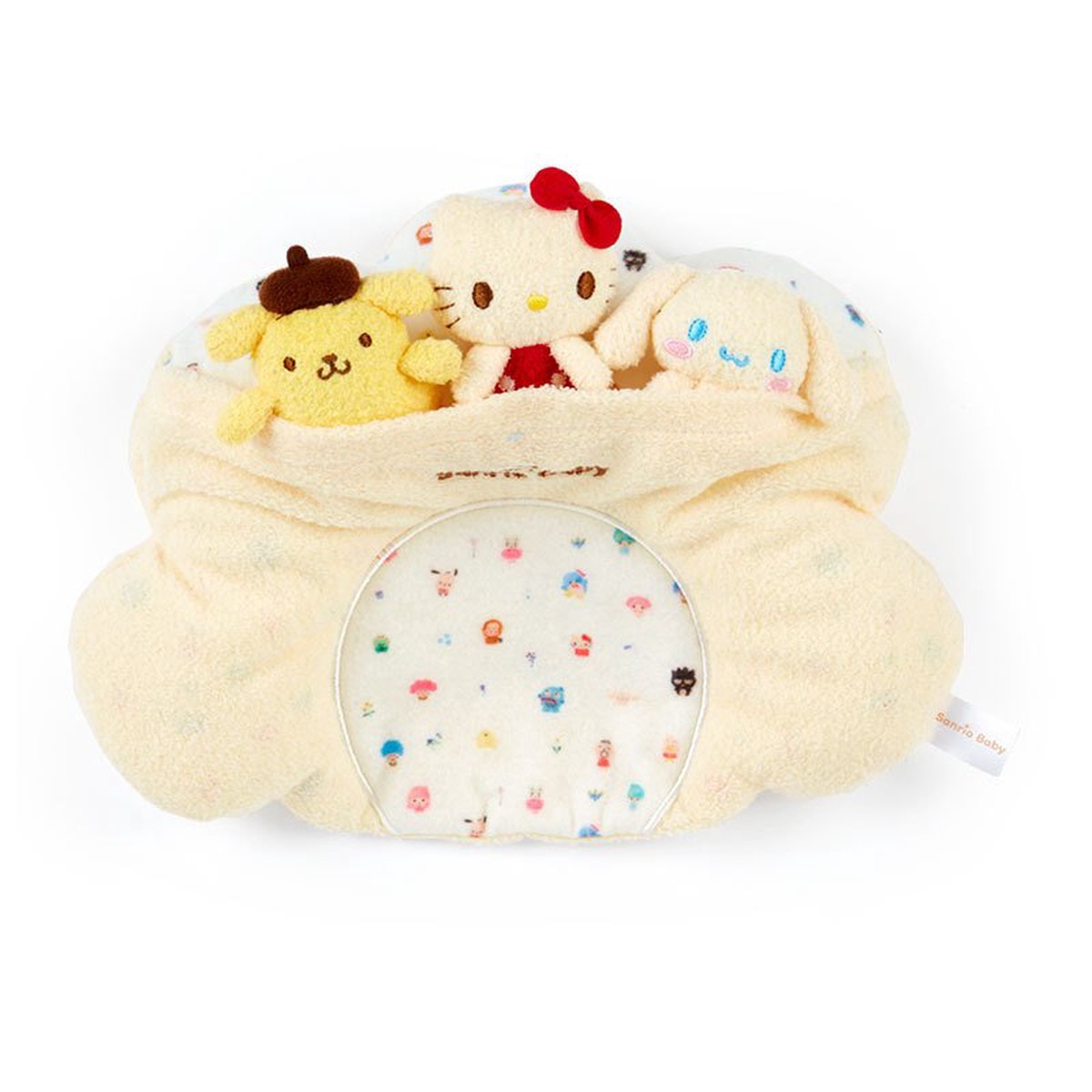 Pom Pom Purin Hello Kitty Cinnamoroll Plush Rattle Pillow Set Sanrio Japan