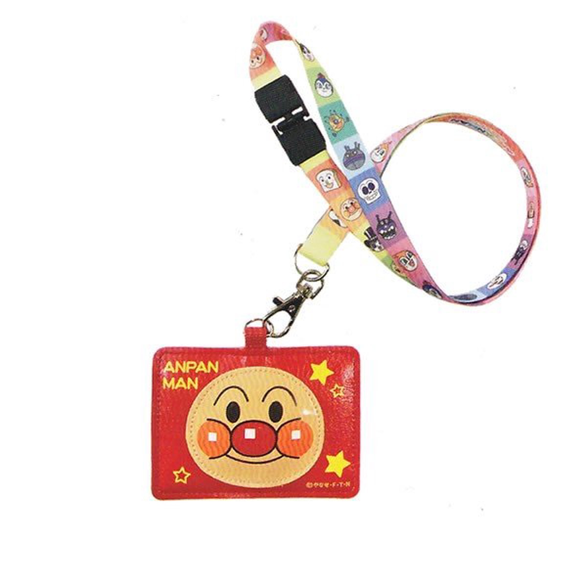 Anpanman Pass Case Neck Strap Red Japan