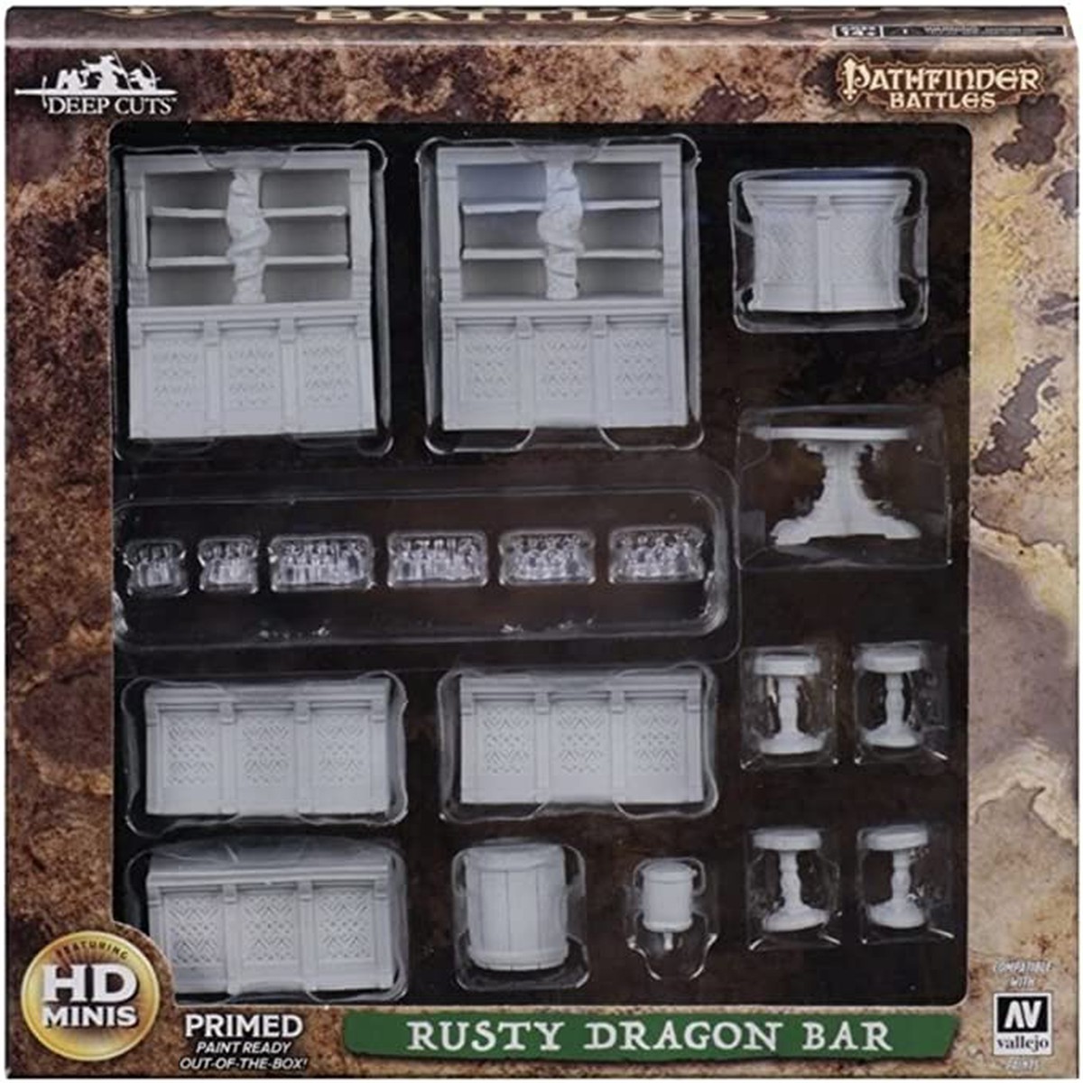 Pathfinder Battles Minis - Deep Cuts Rusty Dragon Bar