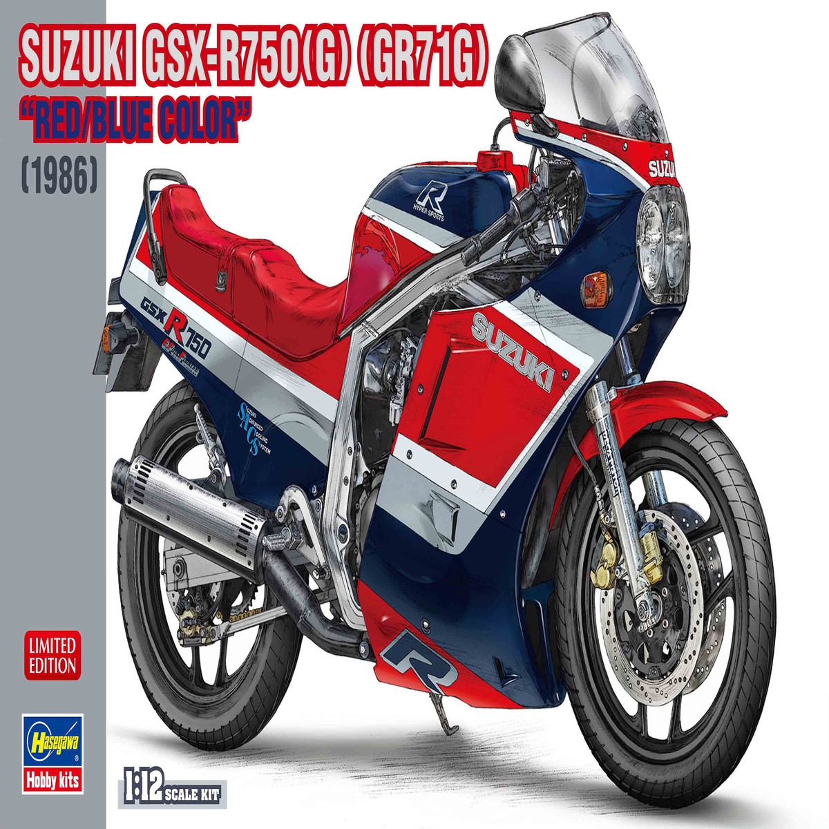 112 Suzuki GSX-R750(G) (GR71G) RedBlue Color