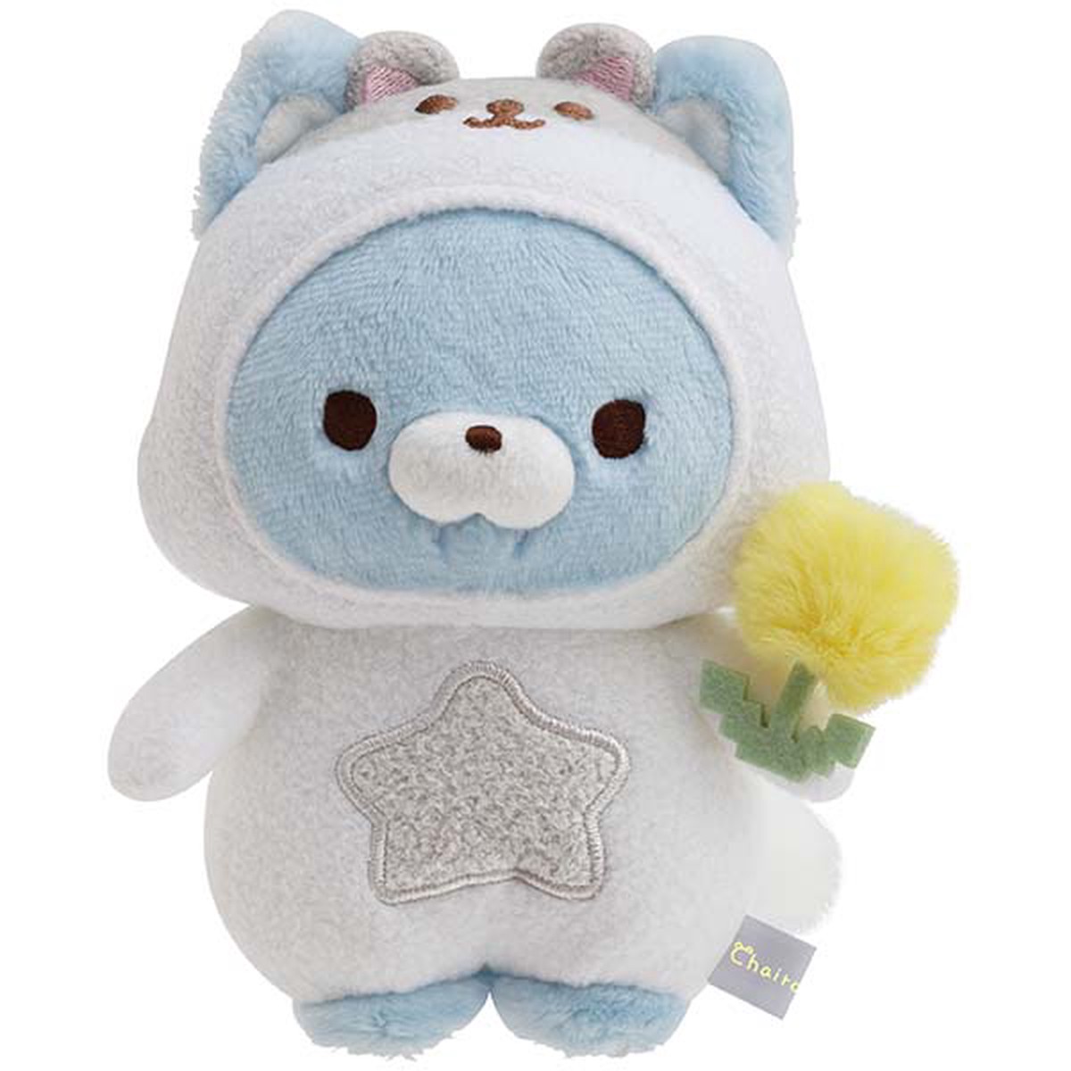 Blue Wolf Plush Doll Dandelion Twin Hamsters San-X Japan