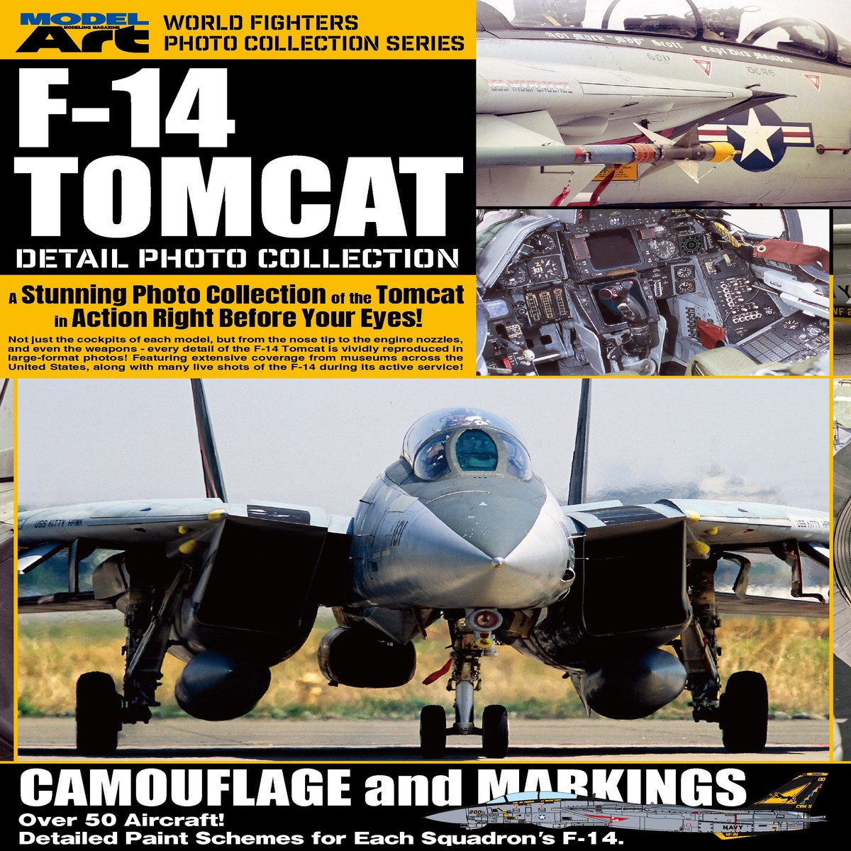 Model Art - World Fighters Photo Collection Series - F-14 Tomcat Detail Photo Album (English Ver)