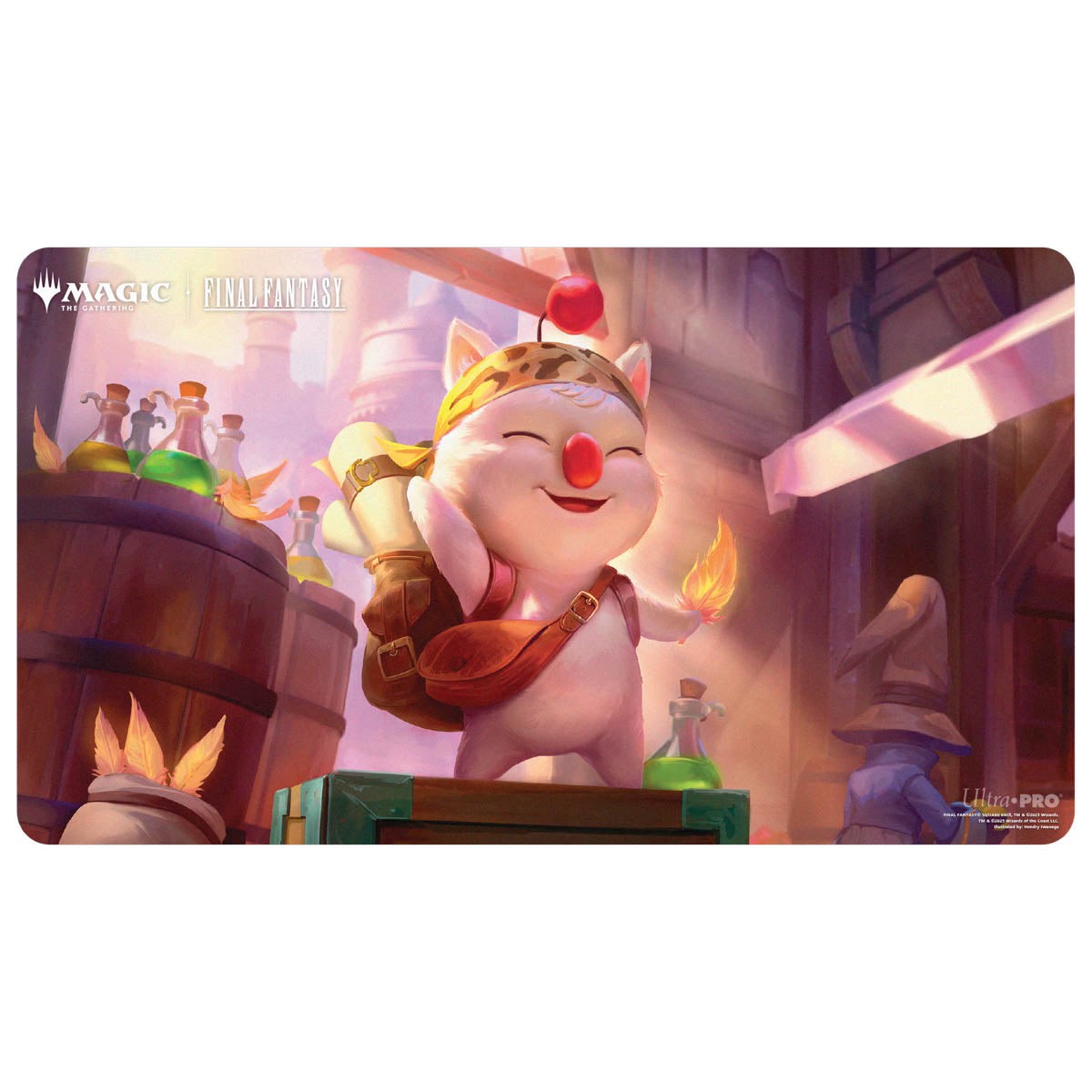 Ultra Pro Playmat Magic the Gathering Universes Beyond Final Fantasy V1 Stiltzkin Moogle Merchant