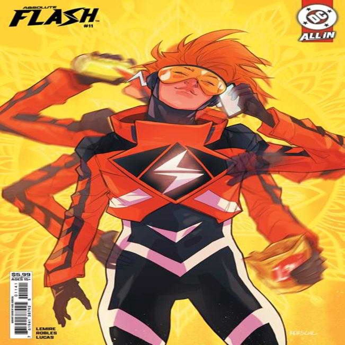 Absolute Flash 11 Cover D Karl Kerschl Card Stock Variant