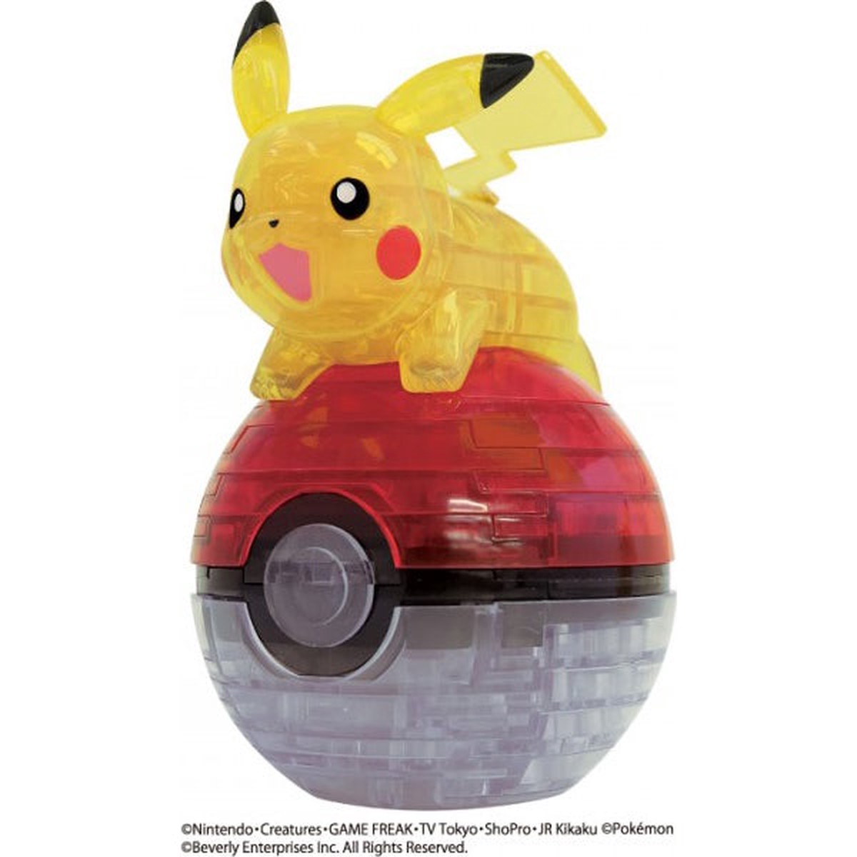 Beverly Crystal Puzzle - Pokemon - Pikachu Poke Ball (CP3-019)