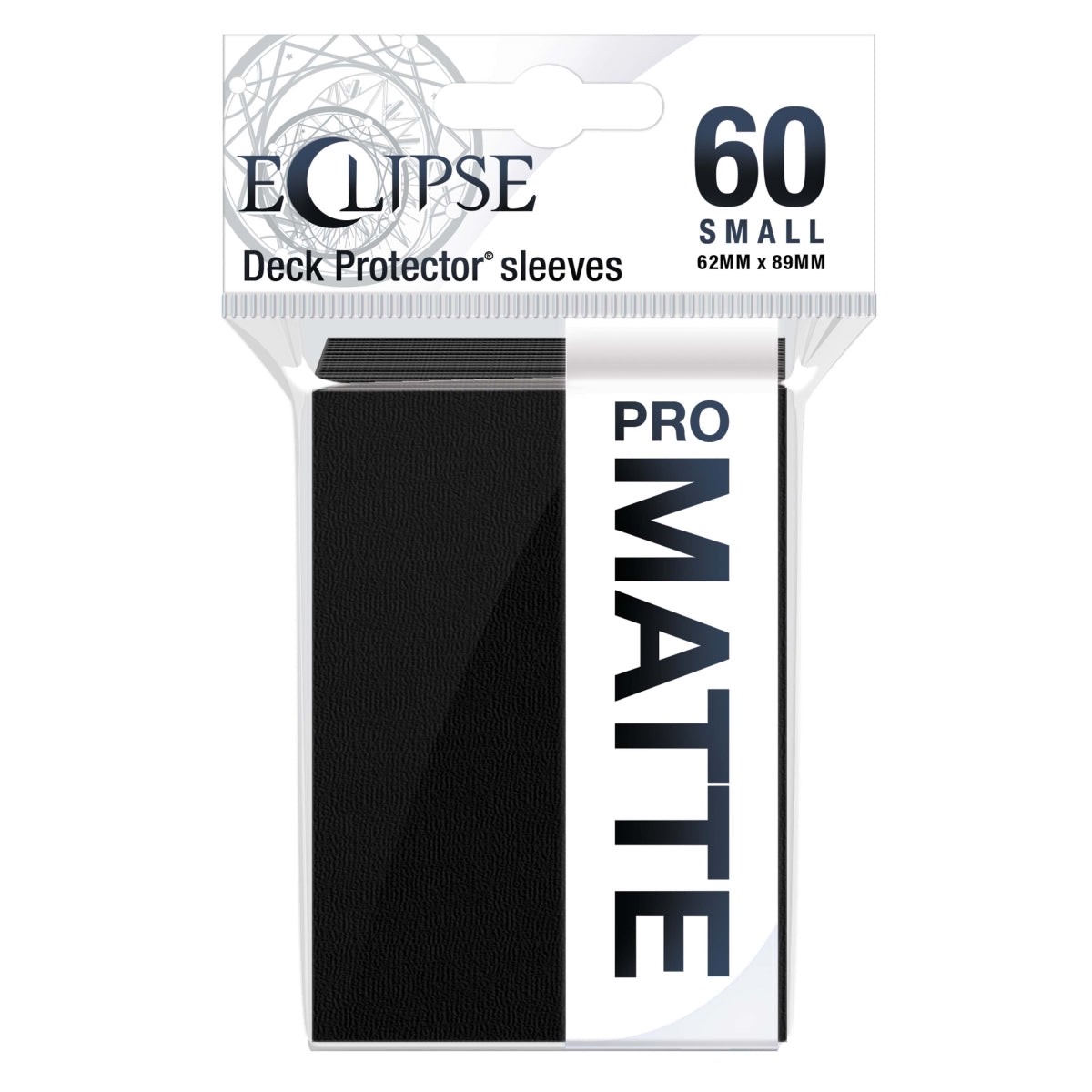 Deck Pro Eclipse Small Matte Sleeves Jet Black - 60 ct