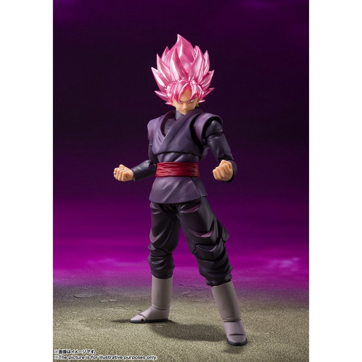 SHFiguarts Action Figure - Dragon Ball Super Goku Black Super Saiyan Rose