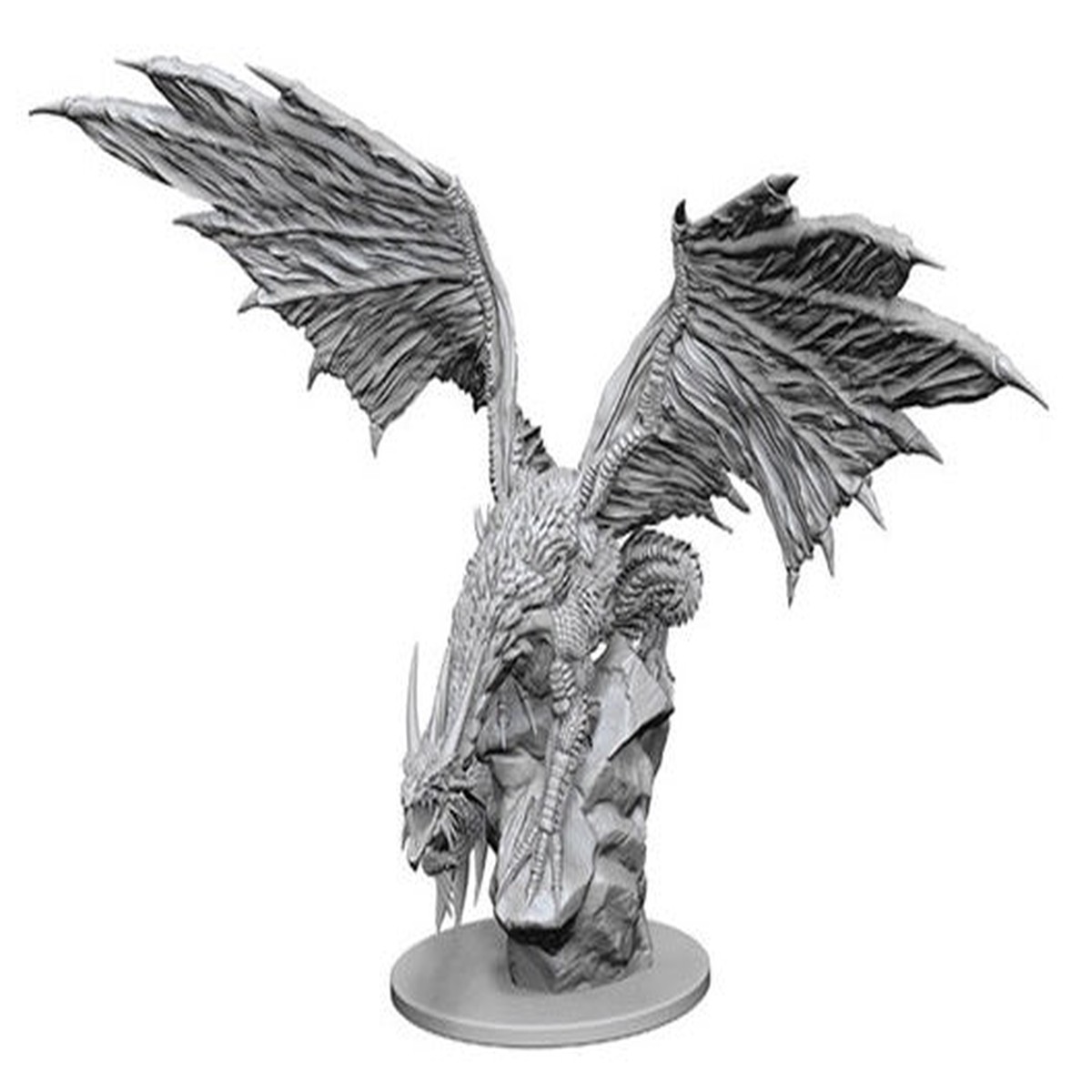 Pathfinder Deep Cuts Unpainted Miniatures W125 Silver Dragon