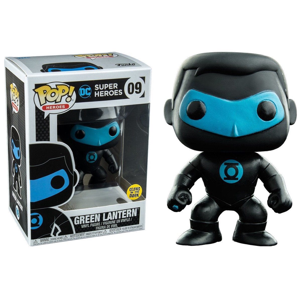 Funko Pop DC Justice League - Green Lantern Silhouette (Glow in the Dark) (Entertainment Earth Exclusive)