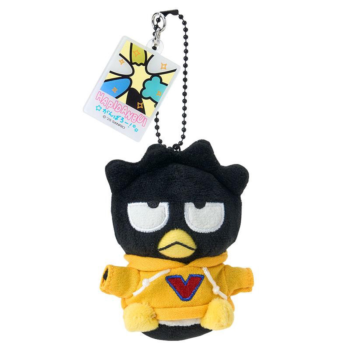 Bad Badtz-Maru Plush Mascot Holder Keychain HAPIDANBUI Sanrio Japan 2025