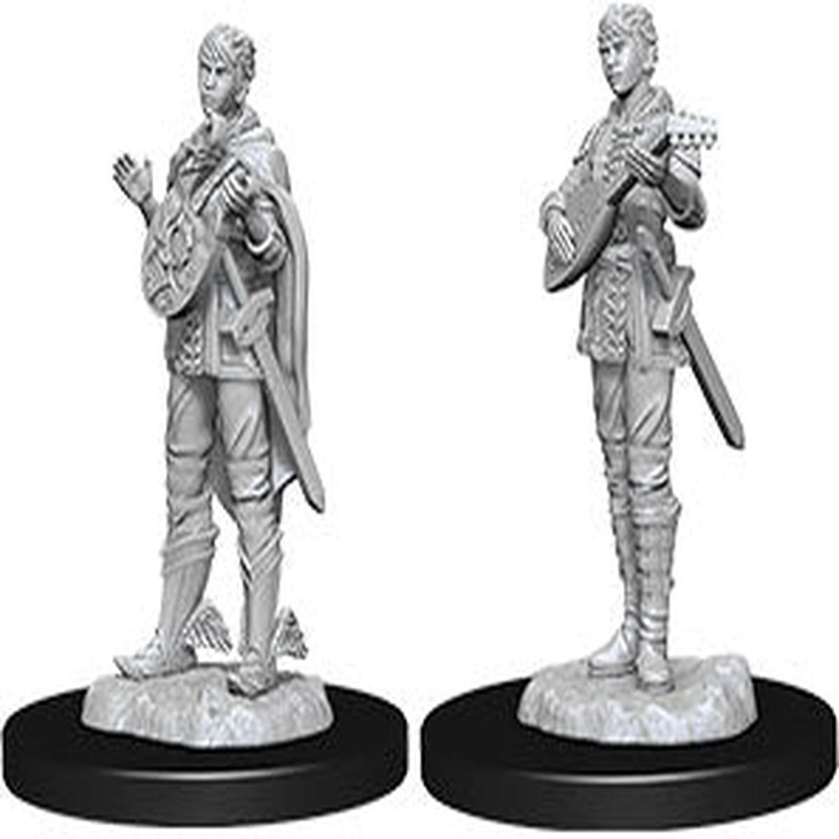 Dungeons Dragons Nolzurs Marvelous Unpainted Miniatures - W07 Female Half-Elf Bard