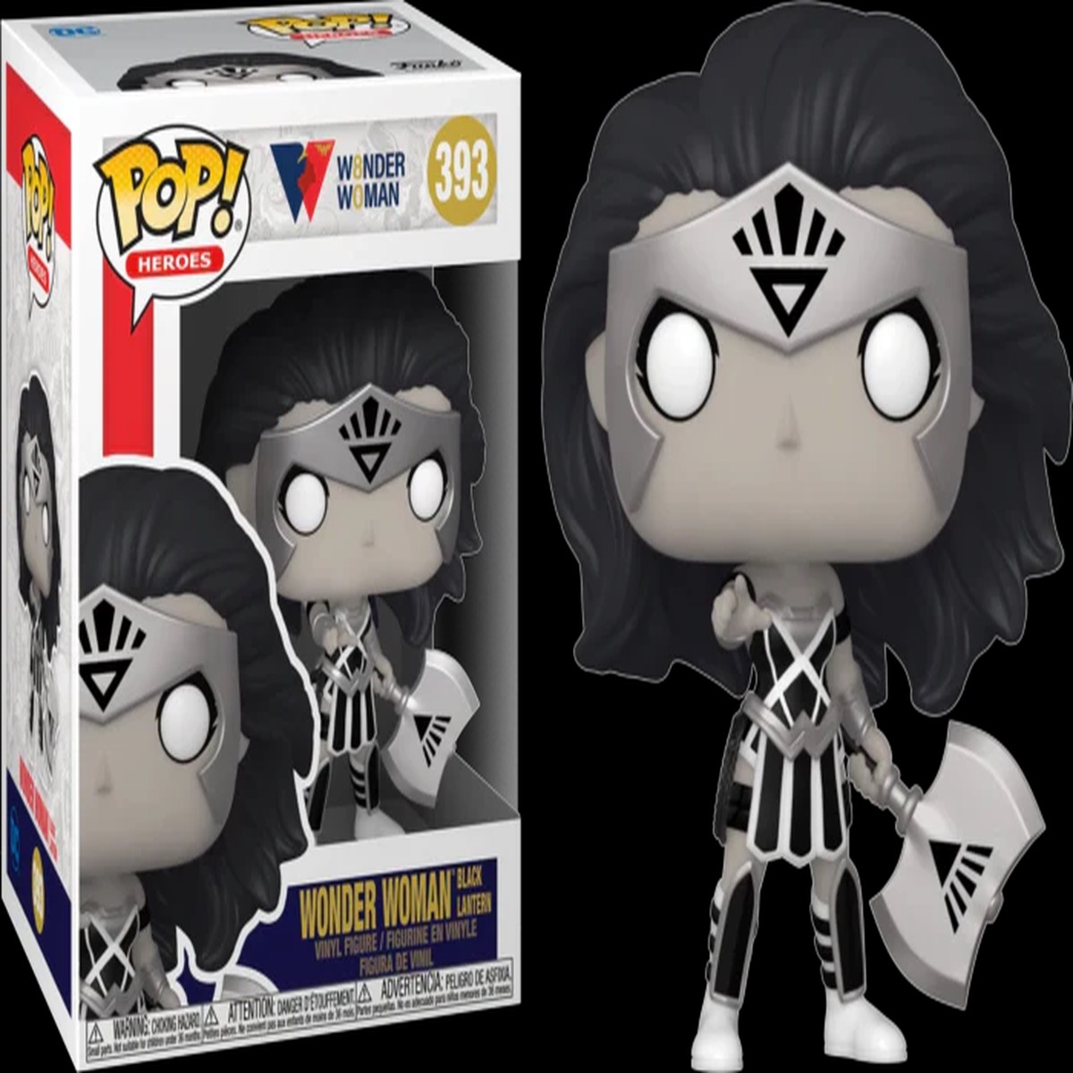 Funko POP DC Wonder Woman 80th Anniversary - Wonder Woman Black Lantern 393